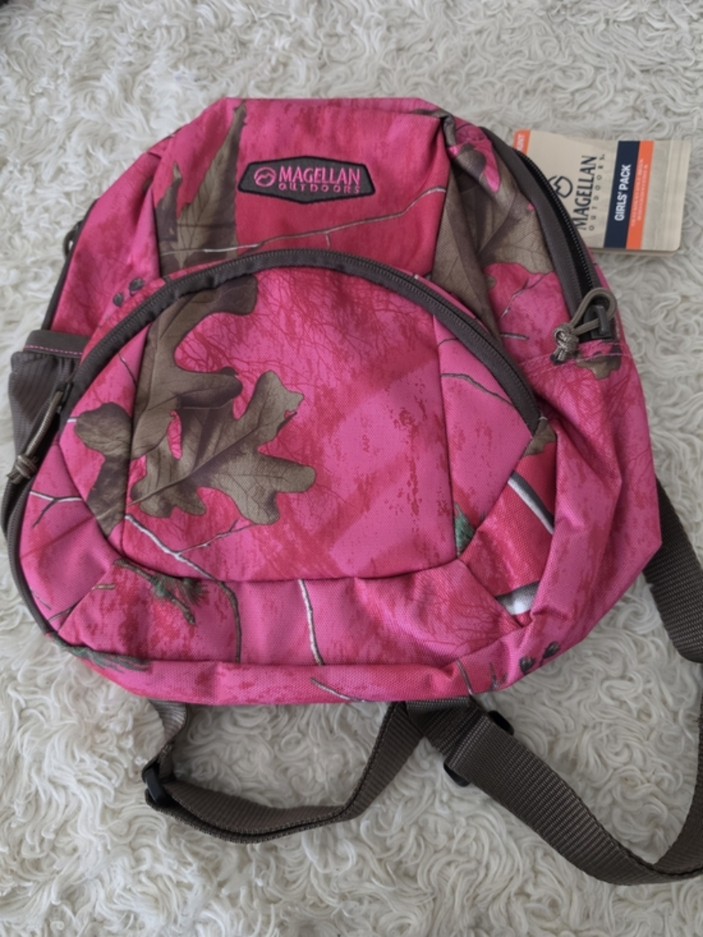Magellan Outdoors Pink Camo Women's Backpack